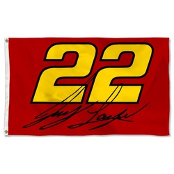 Denny Hamlin No.22 Flag Banner