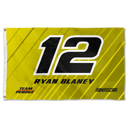 Ryan Blaney No.12 Flag Banner