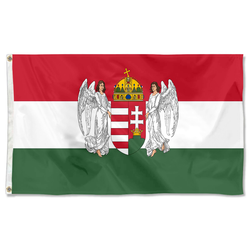 A Variant of The Kingdom of Hungary flag Between 1896 to 1915