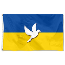 Peace Ukraine flag