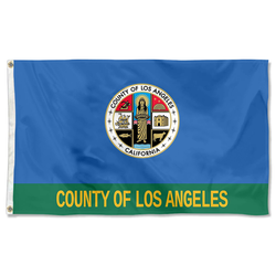 Los Angeles County in Southern California Flag