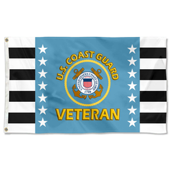 The United States U.S. COAST GUARD Veteran Flag