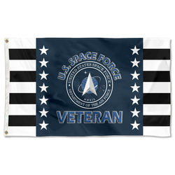The United States U.S. SPACE FORCE Veteran Flag