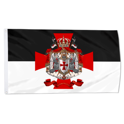Knights Templar Coat of Arms Flag