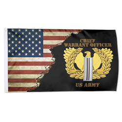Us Army Retired Chief Warrant Officer Emblem Cw5 Flag