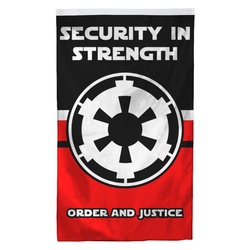 Galactic Empire Order and Justice Flag Banner