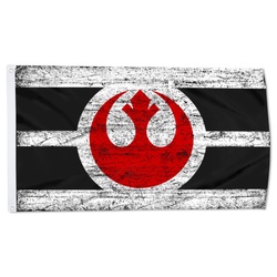 Retro Rebel Alliance Flag Banner