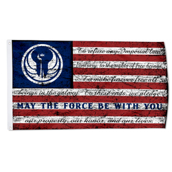 Retro Stripe Old Galactic Republic Insignia