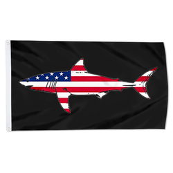 American Flag Shark Fishing Flag