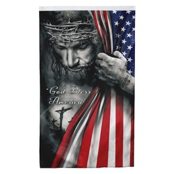 God Bless America flag banner
