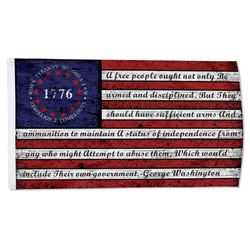 Retro Stripe 1776 flag