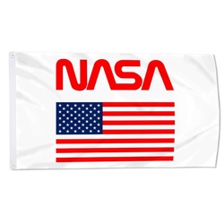 America NASA Flag - Horizontally