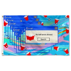 Send Error Funny Flag Banner