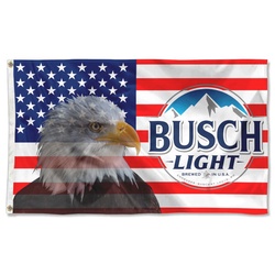 Busch Light American Eagle Flag Banner