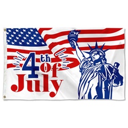 4th of July Independence Day Flag Banner