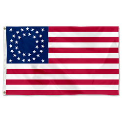 1863-1865 the United States flag