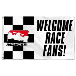 Indycar Flag Welcome race Flag Banner