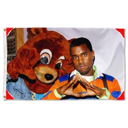 Kanye Bear Flag Banner