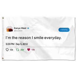 kanye west Flag Banner