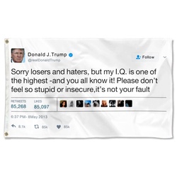 Donald Trump Funny twitter Flag Banner