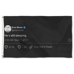 Elon Musk Flag Banner