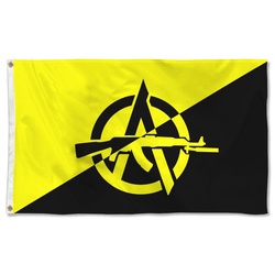 Anarcho Capitalist AK Flag Banner