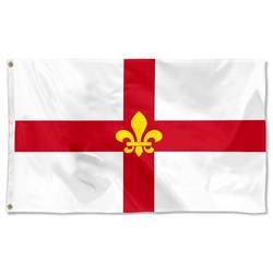 Bandera de Lincoln en Lincolnshire of England Flag Banner