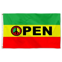 OPEN Flag Banner