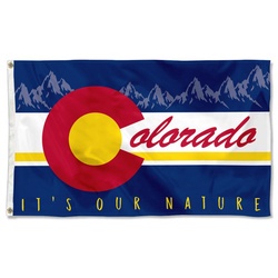 State of Colorado Its Our Nature Flag Banner