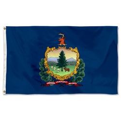 The State of Vermont Flag Banner