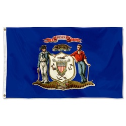 The State of Wyoming Flag 1866 to 1913 Flag Banner