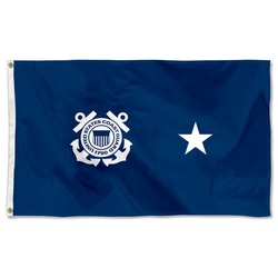 Uniformed Services Banner a Coast Guard Rear Admiral (Lower Half) Flag Banner