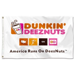 Dunkin Donuts Flag Banner