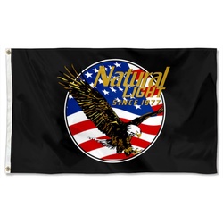Beer Natural American Eagle Flag Banner