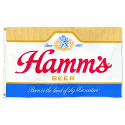 Hamm's Beer Flag Banner