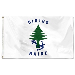 Dirigo Maine Merchant & Marine Naval Ensign Flag Banner