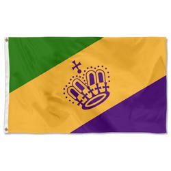 Mardi Gras Flag Banner