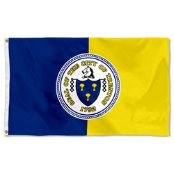 New Jersey City of Trenton Flag Banner
