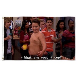 What Are You, A Cop College Dorm Decor Flag Banner