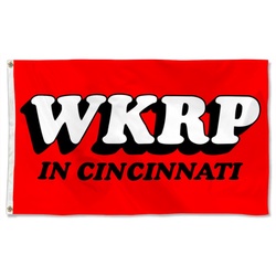 WKRP in Cincinnati AM Radio Station Television Flag Banner