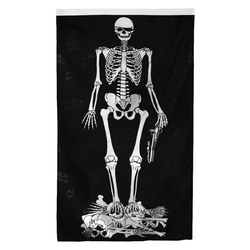 Skeleton Flag Halloween Flag Banner