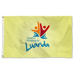 Luanda, Angola Flag Banner
