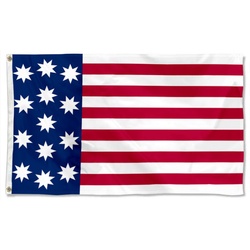 US 13 Star John Shaw Flag Banner