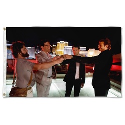 Wolfpack Rooftop Cheers Toast Flag Banner